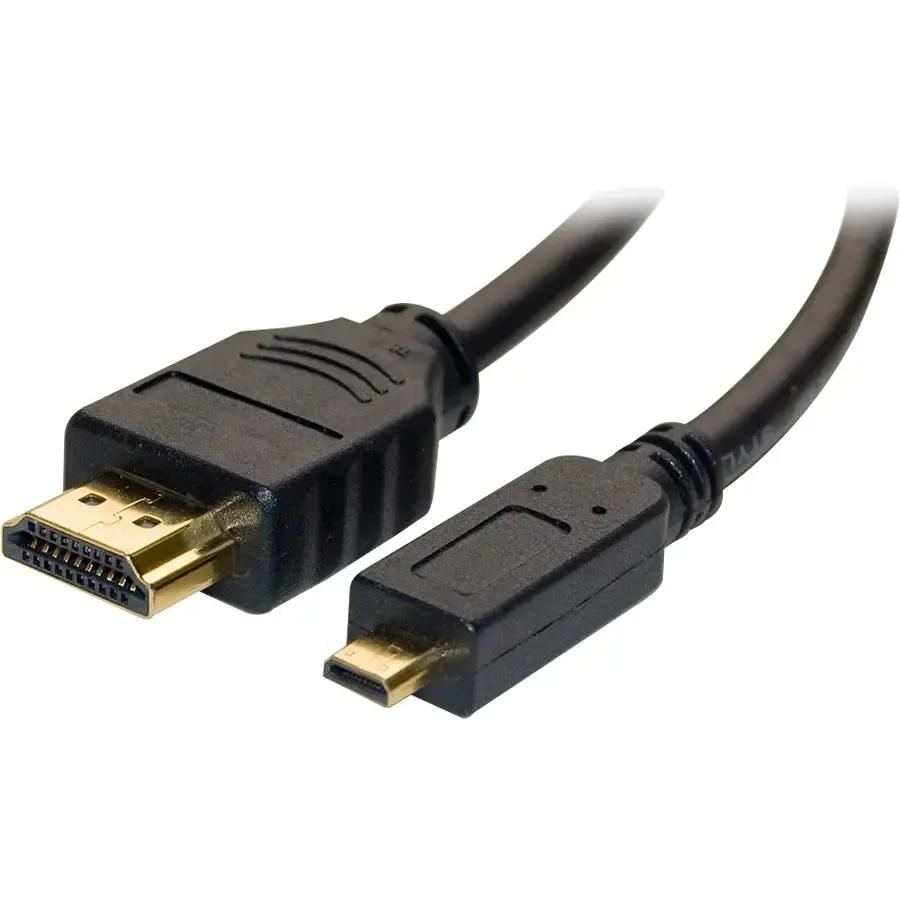 4XEM 4XEM 6FT Micro HDMI To HDMI Adapter Cable - 6 ft HDMI/Micro HDMI A/V Cable for TV, Projector, Audio/Video Device, Monitor, Camera, Cellular Phone, Smartphone, HDTV, Home Theater System - First End: 1 ...  - 4XHDMIMICRO6FT