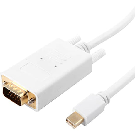 4XEM 4XEM 6FT Mini DisplayPort Male to VGA Male - 6 ft Mini DisplayPort/VGA Video Cable for Audio/Video Device, Monitor, TV - First End: 1 x 15-pin HD-15 - Male - Second End: 1 x 20-pin Mini DisplayPort Di...  - 4XMDPVGA6