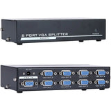 4XEM 4XEM 8-Port VGA Splitter 350 MHz - 350 MHz to 350 MHz - 2048 x 1536 - 213 ft Maximum Operating Distance - VGA In - VGA Out - 4XVGASP3508