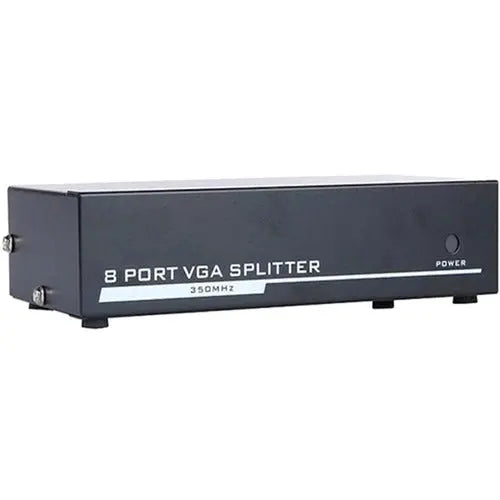 4XEM 4XEM 8-Port VGA Splitter 350 MHz - 350 MHz to 350 MHz - 2048 x 1536 - 213 ft Maximum Operating Distance - VGA In - VGA Out - 4XVGASP3508