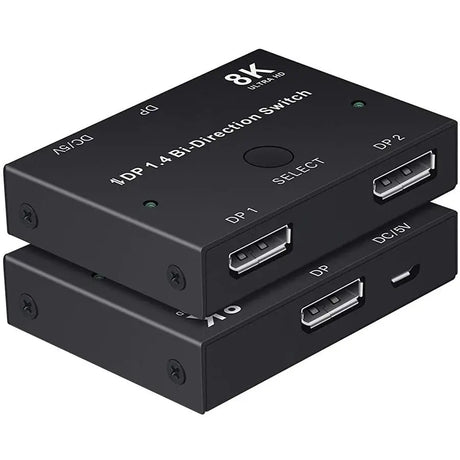 4XEM 4XEM 8K/4K DisplayPort Bi-Directional Switch - 7680 x 4320 - 8K - 2 x 1 - Display, Home Theater System2 x DisplayPort In - 1 x DisplayPort Out - DisplayPort