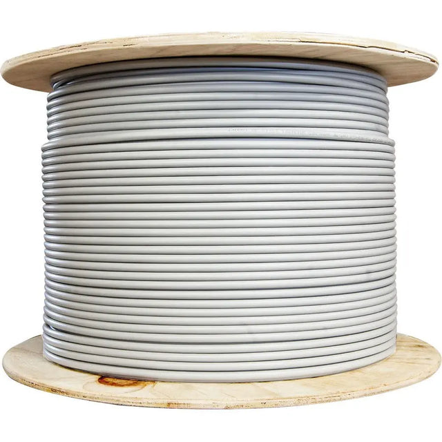 4XEM 4XEM Cat7 Bulk Cable (White) - 1000 ft Category 7 Network Cable for Network Device, Home Theater System, Desktop Computer - Bare Wire - Bare Wire - 10 Gbit/s - Shielding - CM - 23 AWG - White - 4XCAT71000WH