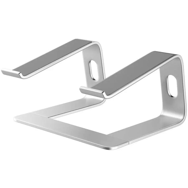 4XEM 4XEM Desktop Laptop Metal Stand - Up to 17" Screen Support - 5.7" Height x 10.3" Width - Table - Metal, Aluminum Alloy, Silicone - Silver