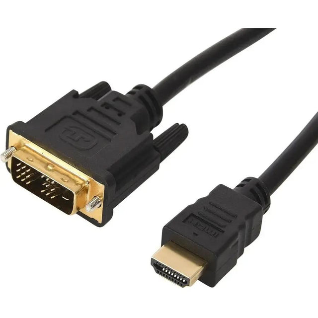 4XEM 4XEM HDMI to DVI-D Cable 6ft - 6 ft DVI-D/HDMI Video Cable Adapter for Computer, Video Device, Notebook - First End: 1 x 19-pin DVI-D Digital Video - Male - Second End: 1 x HDMI Digital Audio/Video - ...  - 4XHDMIDVI6FT