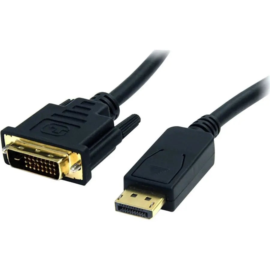 4XEM 4XEM High Speed DisplayPort to DVI Adapter Cable - 10 ft DisplayPort/DVI Video Cable for Video Device, Monitor, TV, Projector - First End: 1 x 20-pin DisplayPort Digital Audio/Video - Male - Second En...  - 4XDPMDVIM10FT