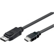 4XEM 4XEM High Speed DisplayPort to HDMI Adapter Cable - 10 ft DisplayPort/HDMI A/V Cable for Audio/Video Device, TV, Monitor, Projector - First End: 1 x 20-pin DisplayPort Digital Audio/Video - Male - Sec...  - 4XDPMHDMIM10FT