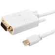 4XEM 4XEM High Speed DisplayPort to VGA Adapter Cable - 10 ft Mini DisplayPort/VGA Video Cable for Video Device, Monitor, TV, MacBook, MacBook Pro, MacBook Air, Projector - First End: 1 x 15-pin HD-15 - Ma...  - 4XMDPVGA10