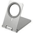 4XEM 4XEM Magsafe Magnetic Desk Phone Holder - 4.8" x 3.3" x - Aluminum Alloy, Silicone - Silver
