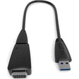 4XEM 4XEM SuperSpeed USB 3.0 to VGA External Video Card Adapter - USB 3.0 - 1 x 15-pin HD-15 VGA Female - 2048 x 1152 Supported - Black - 4XUSB3VGA