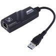 4XEM 4XEM USB 3.0 To Gigabit Ethernet Adapter - USB 3.0 - 1 Port(s) - 1 x Network (RJ-45) - Twisted Pair - 10/100/1000Base-T - Portable - 4XUSB3GIGNET