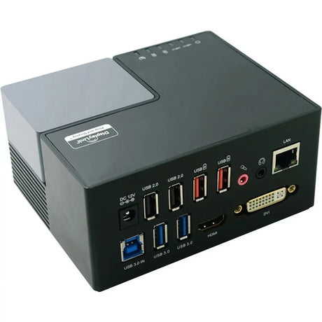4XEM 4XEM USB 3.0 Universal Docking Station Deluxe - for Notebook - USB 3.0 Type B - 6 x USB Ports - 2 x USB 2.0 - 2 x USB 3.0 - Network (RJ-45) - HDMI - DVI - Audio Line In - Audio Line Out - Wired - 4XUG39DK3