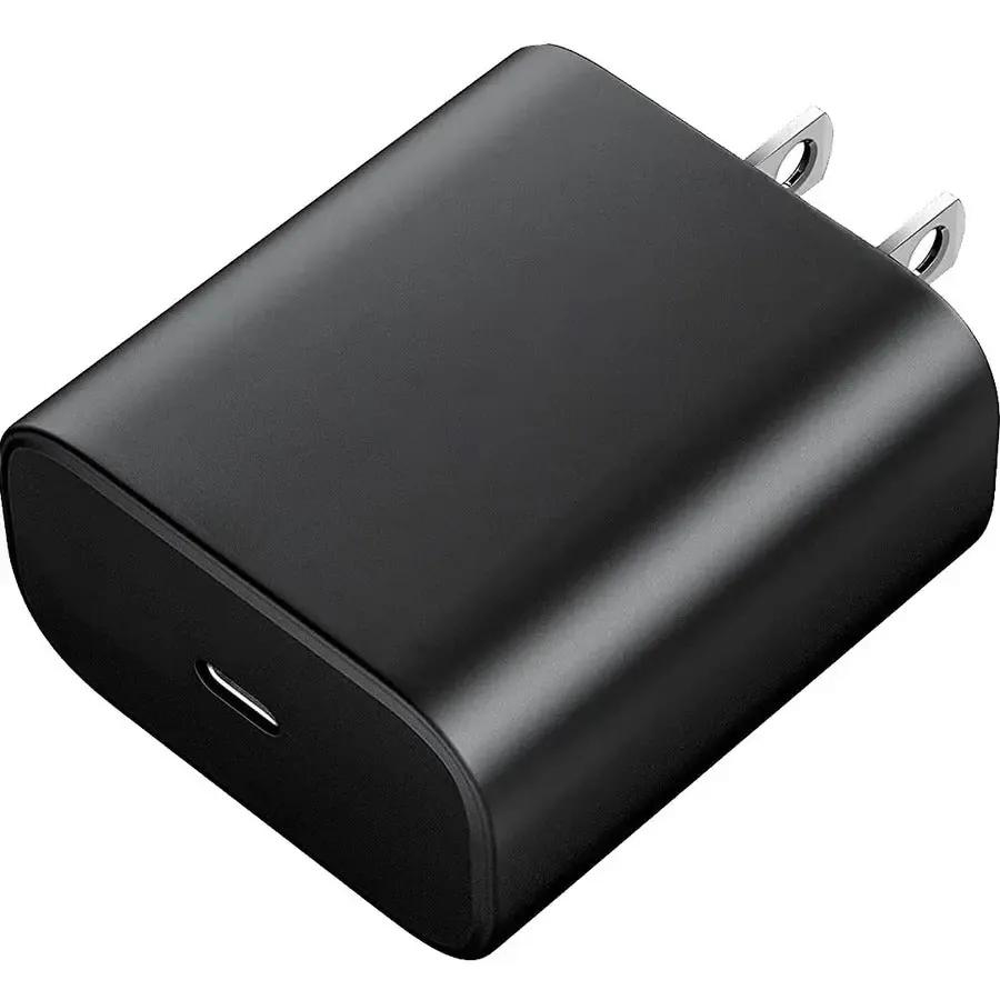 4XEM 4XEM USB-C 45W Fast Charging 3.0 Wall Charger - Black - 45 W - 120 V AC, 230 V AC Input - 5 V DC/3 A, 9 V DC, 15 V DC, 20 V DC, 3.3 V, 11 V DC, 16 V DC, 21 V DC Output - Black