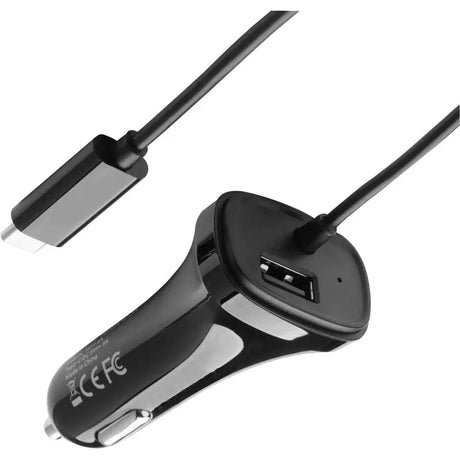 4XEM 4XEM USB-C Car Charger BLACK - 4XEM USB-C 27W High Speed Car Charger BLACK - 4XUSBCCARCHARGEB