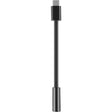 4XEM 4XEM USB-C Male To 3.5mm Female Adapter Black - Mini-phone/USB Audio Cable for Audio Device, Smartphone, Headphone - First End: 1 x USB 3.1 Type C - Male - Second End: 1 x Mini-phone Audio - Female - ...  - 4XUSBC35MMB