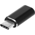 4XEM 4XEM USB-C MALE TO 8 PIN FEMALE - 1 x USB Type C Male - 1 x 8-pin Lightning Proprietary Connector Female - Black - 4XUSBCM8PINFB