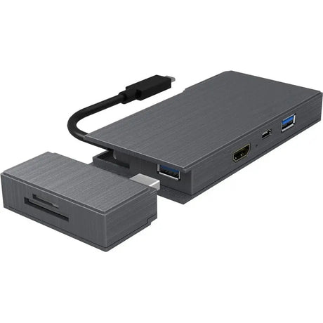 4XEM 4XEM USB-C Mini Docking Station with Gigabit Ethernet Port - for Notebook - USB 3.1 (Gen 1) Type C - 3 x USB Ports - 2 x USB 3.0 - USB Type-C - Network (RJ-45) - HDMI - Wired - 4XUHP3406