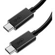 4XEM 4XEM USB-C to C 40 Gigabit 180CM/1.8M Cable - 5.91 ft USB-C Data Transfer Cable - First End: 1 x USB4 Type C - Male - Second End: 1 x USB4 Type C - Male - 40 Gbit/s - Nickel Plated Connector - Black -...  - 4XUSB40G180CM