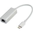 4XEM 4XEM USB-C to Ethernet Adapter - USB-C to Ethernet adapter for Device, mobile, PC, MAC - 1 x USB-C Male - 1 x Female Ethernet RJ45 - White - 4XUSBCETHERNET