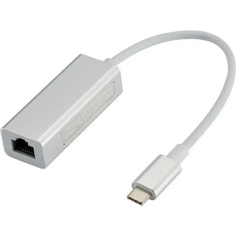 4XEM 4XEM USB-C to Ethernet Adapter - USB-C to Ethernet adapter for Device, mobile, PC, MAC - 1 x USB-C Male - 1 x Female Ethernet RJ45 - White - 4XUSBCETHERNET