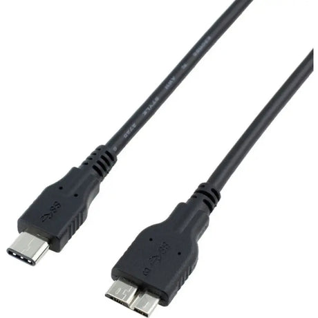4XEM 4XEM USB-C to Micro USB 3.1 Cable - 3ft - 3 ft USB Data Transfer Cable - First End: 1 x USB 3.1 Type C - Male - Second End: 1 x Micro USB 3.1 Type B - Male - 10 Gbit/s - Shielding - Black - 1 - 4XUSBCMUSBB3