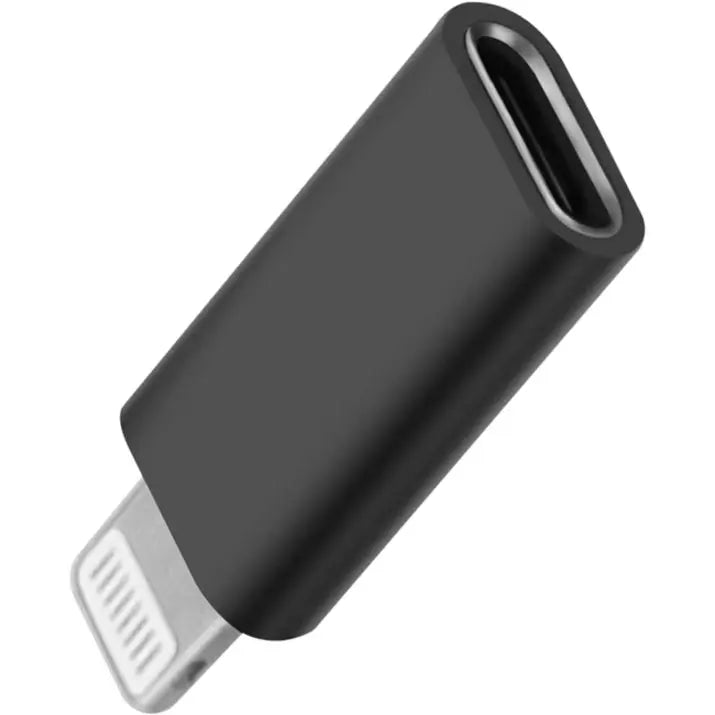 4XEM 4XEM USB Type-C to Lightning Adaptor - 1 Pack - 1 x Type C USB 3.1 USB Female - 1 x 8-pin Lightning Proprietary Connector Male - Black - 4XUSBCLIGHTNINGA