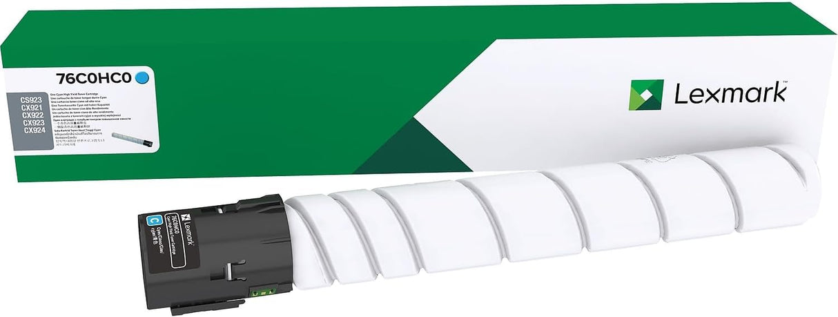 Lexmark Cyan Toner Cartridge High Yield 34,000 Pages - 76C0HC0