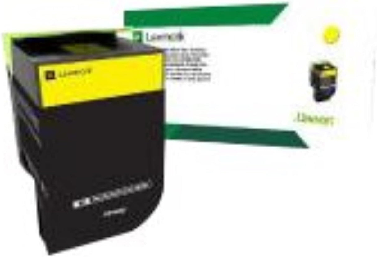 Lexmark 70C0HYG toner cartridge 1 pc(s) Original Yellow - 70C0HYG