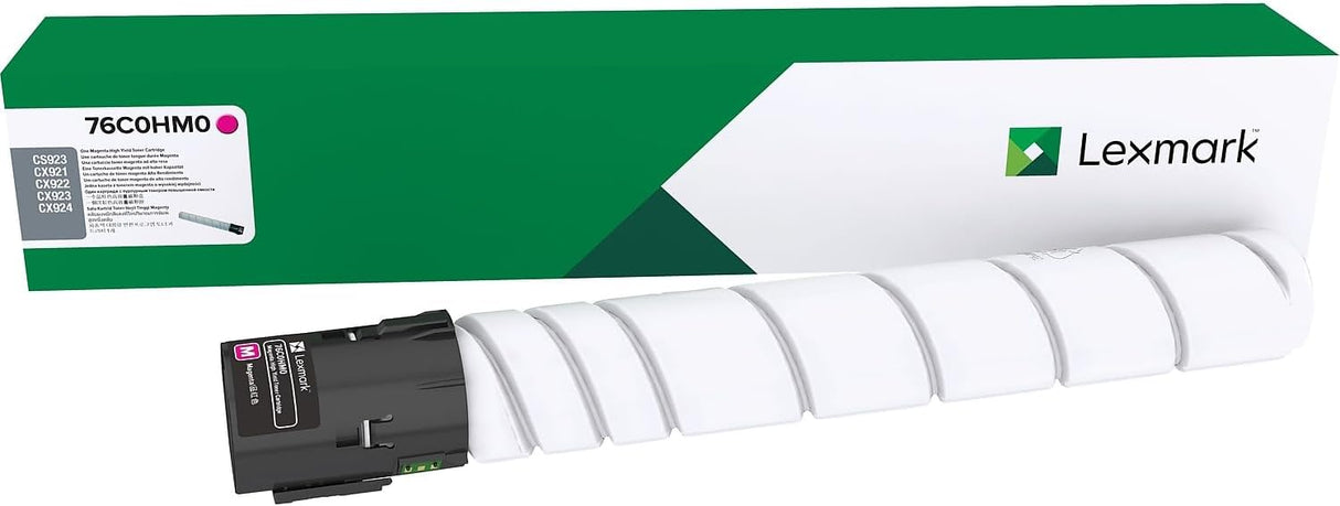 Lexmark Magenta Toner Cartridge High Yield 34,000 Pages - 76C0HM0