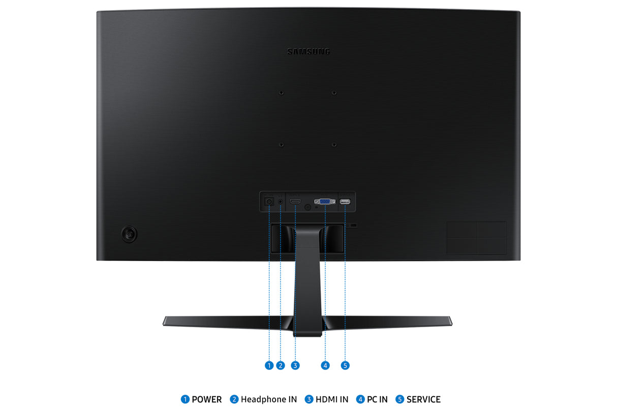 Samsung LS27D368GANXZA computer monitor 68.6 cm (27") 1920 x 1080 pixels Full HD LED Black - S27D368GAN