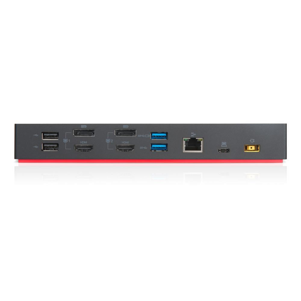 Lenovo ThinkPad Hybrid USB-C with USB-A Dock Wired USB 3.2 Gen 2 (3.1 Gen 2) Type-C Black - 40AF0135US