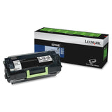 Lexmark 521HE Black Toner Cartridge High Yield 25,000 Pages 52D1H0E