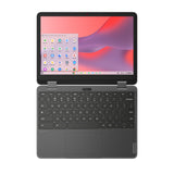 Lenovo 500e Yoga Chromebook Gen 4 Intel® N N100 31 cm (12.2") Touchscreen WUXGA 8 GB LPDDR5-SDRAM 64 GB eMMC Wi-Fi 6E (802.11ax) ChromeOS English Grey - 82W4001SUS