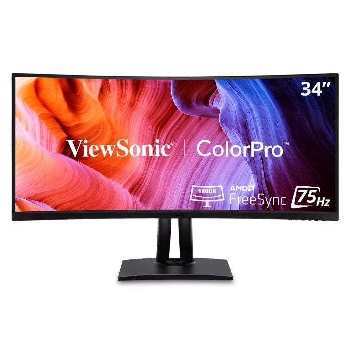 Viewsonic VP3456A computer monitor 86.4 cm (34") 3440 x 1440 pixels UltraWide Quad HD LED Black - VP3456A