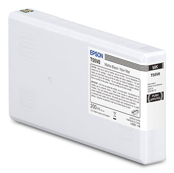 Epson UltraChrome Pro 10 Matte Black Ink Cartridge (200 ML) - T55V800