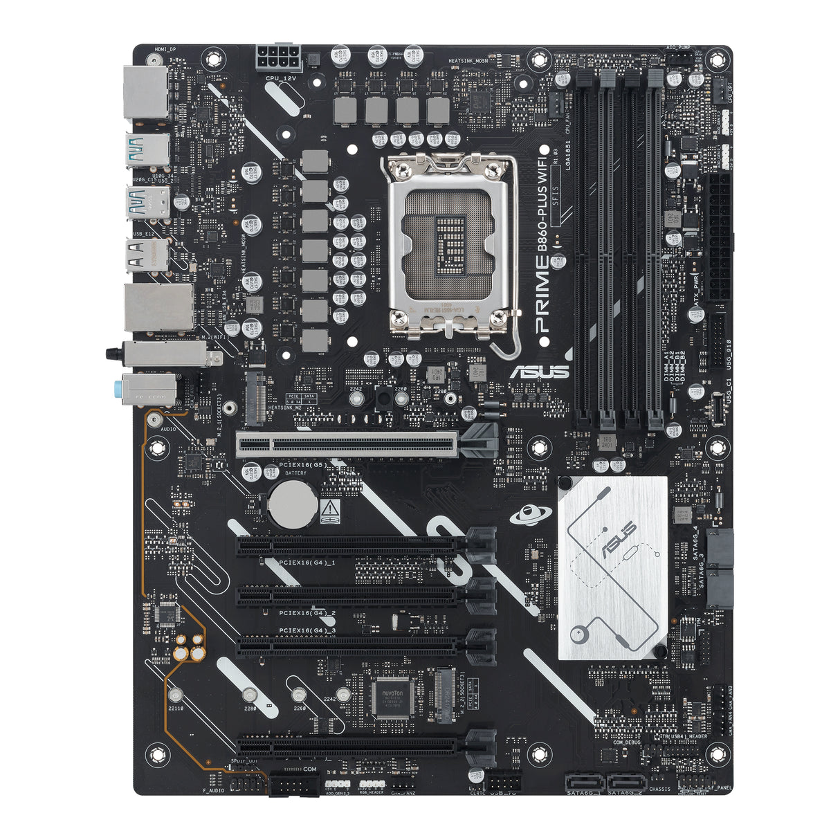 ASUS PRIME B860-PLUS WIFI-CSM motherboard Intel B860 LGA 1851 (Socket V1) ATX - PRIME B860-PLUS WIFI-CSM