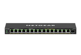 NETGEAR GS316EPP Managed Gigabit Ethernet (10/100/1000) Power over Ethernet (PoE) Black - GS316EPP-100NAS