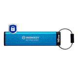 Kingston Technology IronKey 16GB USB-C Keypad 200C, FIPS 140-3 Lvl 3 AES-256 - IKKP200C/16GB