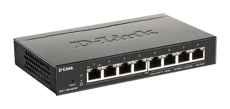 D-Link 8-Port PoE Gigabit Smart Managed Switch - DGS-1100-08PV2 D-LINK