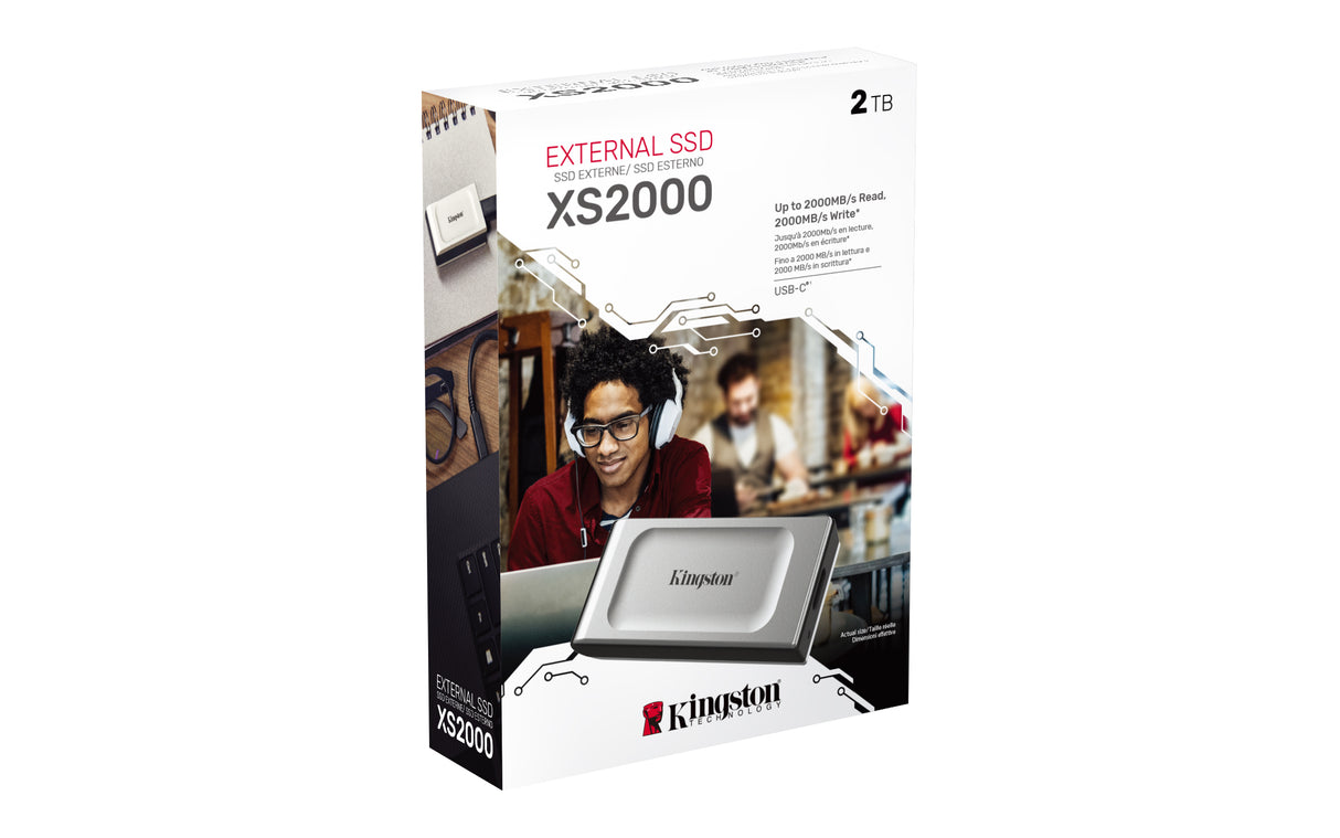 Kingston Technology 2000G PORTABLE SSD XS2000 - SXS2000/2000G