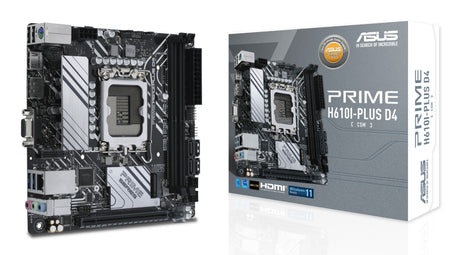 ASUS PRIME H610I-PLUS D4-CSM Intel H610 LGA 1700 mini ITX - PRIME H610I-PLUS D4-CSM ASUS
