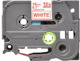 Brother TZE242G label-making tape Red on white TZe - TZE242G