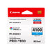 Canon (PFI-4100) Cyan Ink Tank (80mL) - 6778C002 CANON