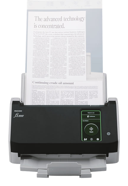 Ricoh FI-8040 ADF + Manual feed scanner 600 x 600 DPI A4 Black, Grey - PA03836-B005