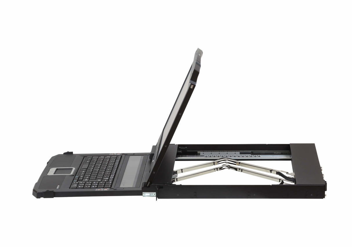 ATEN CL3800NW rack console 47 cm (18.5") 1920 x 1080 pixels Metal, Plastic Black 1U - CL3800NW ATEN
