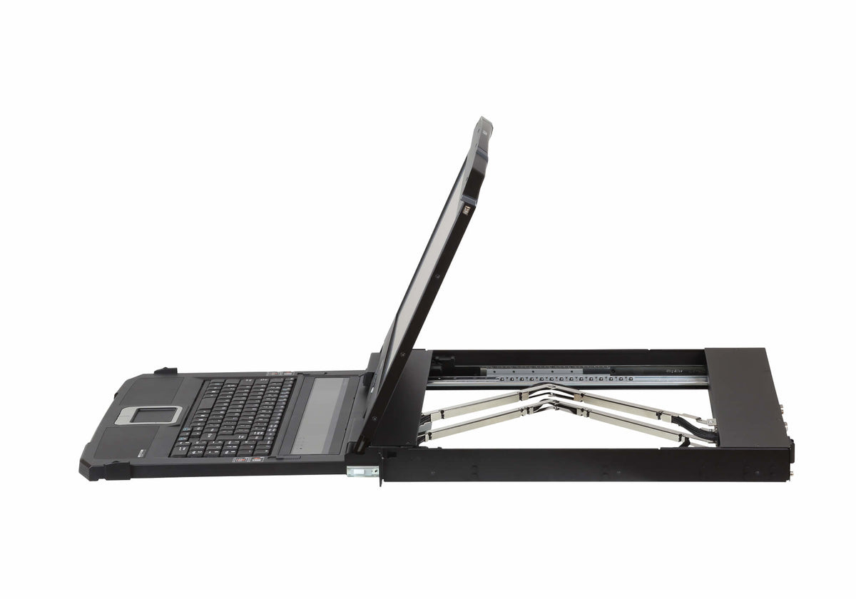 ATEN CL3800NW rack console 47 cm (18.5") 1920 x 1080 pixels Metal, Plastic Black 1U - CL3800NW