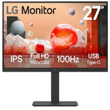 LG 27BA650-B computer monitor 68.6 cm (27") 1920 x 1080 pixels Full HD LCD Tabletop Black - 27BA650-B