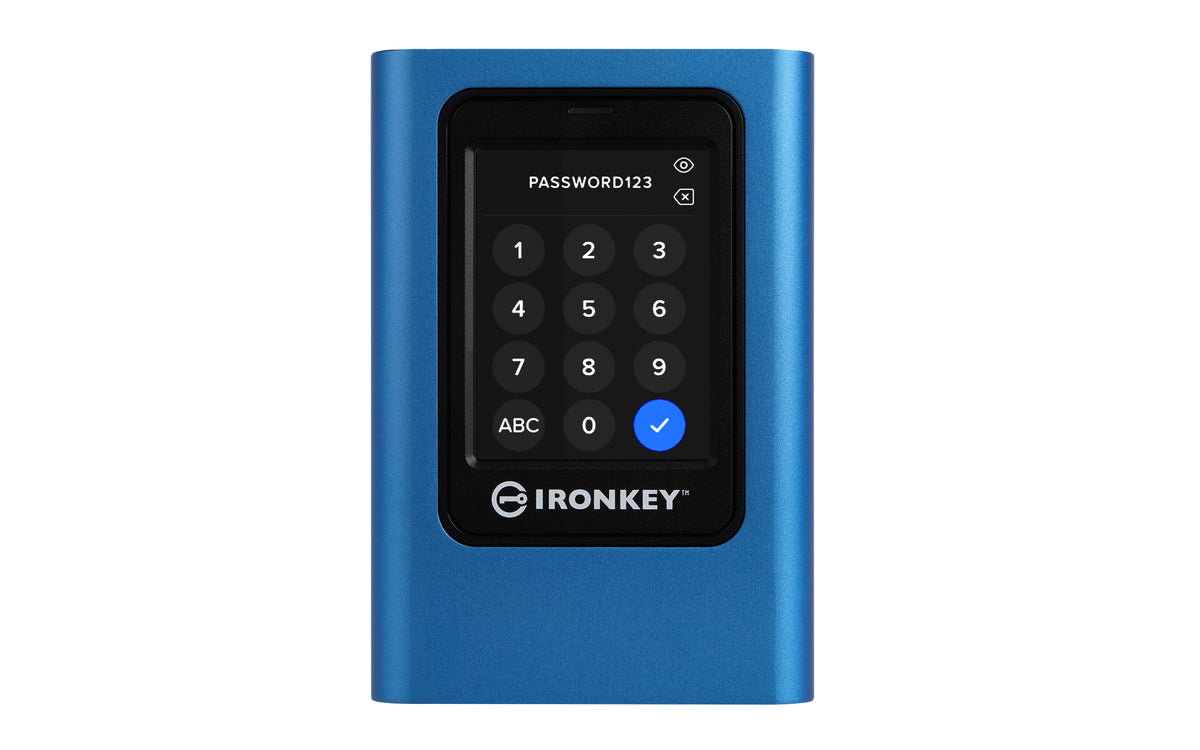 Kingston Technology IronKey 7680GB Vault Privacy 80 XTS-AES 256-bit Encrypted External SSD - IKVP80ES/7680G