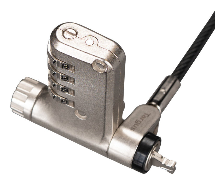 Targus ASP106RGLXS cable lock Silver, Black 2 m - ASP106RGLXS