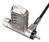 Targus ASP106RGLXS cable lock Silver, Black 2 m - ASP106RGLXS