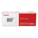 2168C001 (051) Toner, 1,700 Page-Yield, Black - 2168C001